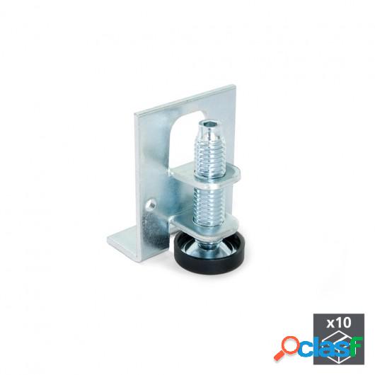 Nivelador para mueble, regulación interior, M10, altura 46