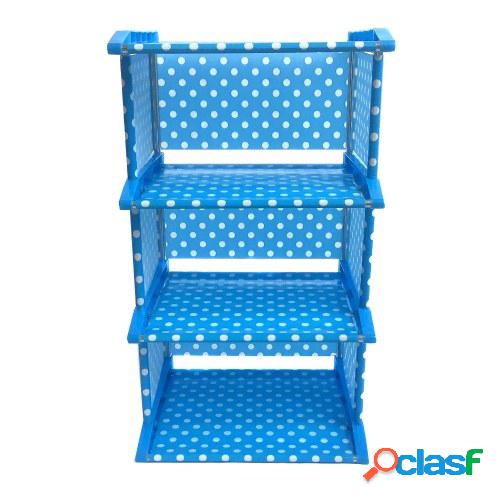 Organizador de almacenamiento de cubos de 3 niveles Estante