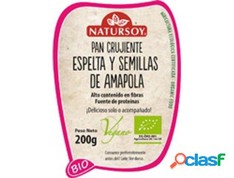 Pan Crujiente de Espelta y Amapola NATURSOY (200 g)