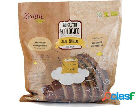 Pan de Mijo y Semillas Sin Gluten Bio ZEALIA (370 g)