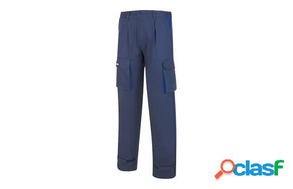 Pantalón de algodón Supertop azul Talla 42