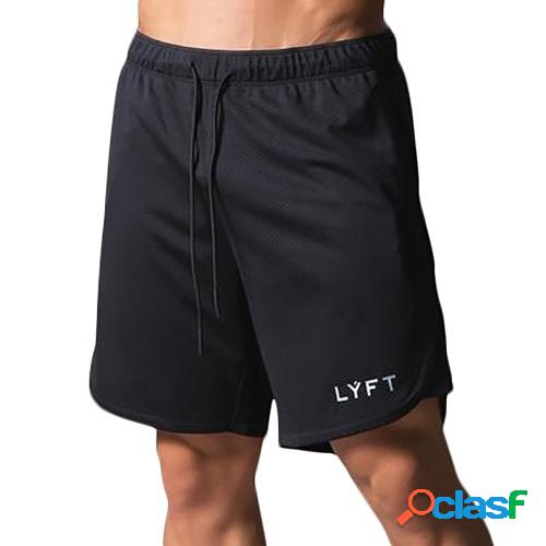 Pantalones cortos deportivos para hombre Bolsillos de secado