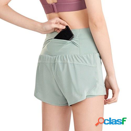 Pantalones cortos deportivos para mujer Verano Hip Yoga