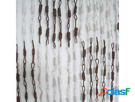 Para Puerta HOGAR Y MÁS Bambú Y Sisal Natural En Blanco Y
