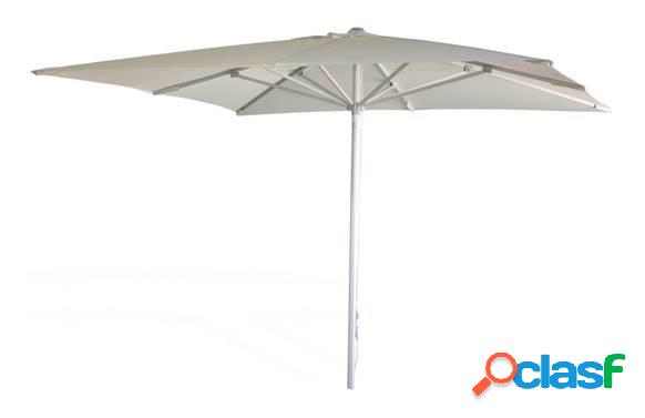 Parasol sombrilla de aluminio 3x2m. blanco