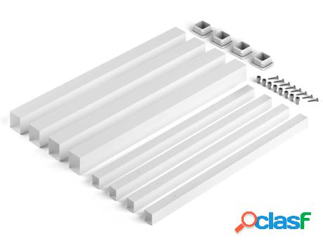 Patas cuadradas y estructura para mesa EMUCA 2047112 (5x5