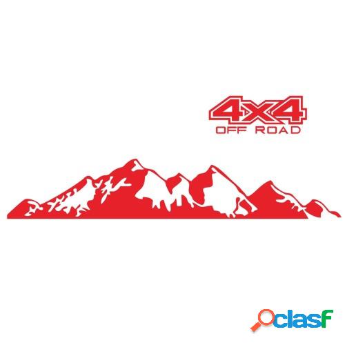 Pegatinas de coche 4X4 Off Road (44 * 17 cm) + Calcomanía