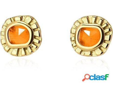 Pendientes ANARTXY Small Sunflower Cat Eyes Stone (Acero