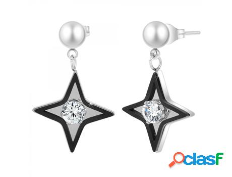 Pendientes SC_CRYSTAL (Acero - 28 mm x 18 mm)