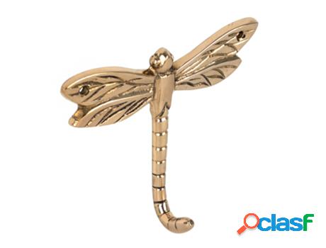 Percha Libélula DORADO de Laton 1*1*1cm Perchero