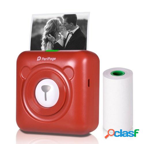 PeriPage A6 Mini Impresora de bolsillo HD 304DPI Impresora