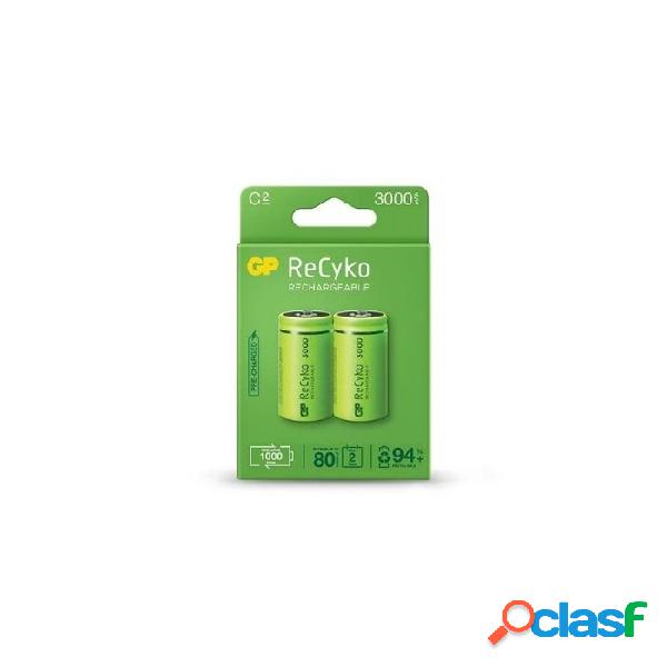 Pilas Recargables C GP ReCyko 3000 mAh Serie 3000