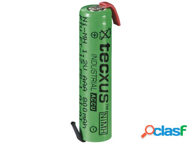Pilas TECXUS AAA 800mAh NIMH RTU 1-PB FT-1Z tecxus