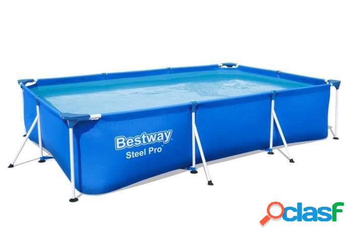 Piscina desmontable tubular Bestway Steel Pro con filtro de