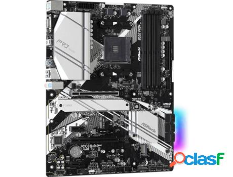 Placa Base ASROCK B550 Pro4 (Socket AMD AM4 - AMD B550 -