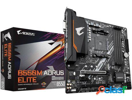 Placa Base GIGABYTE B550M AORUS PRO (Socket AMD AM4 - AMD