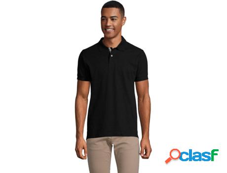 Polo Masculino SOLS Portland Men Negro (S)