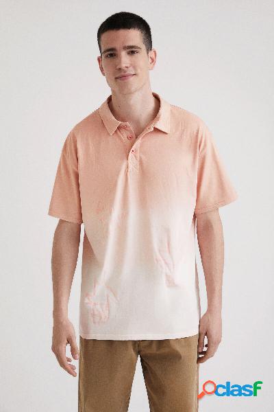 Polo manga corta estampado arty