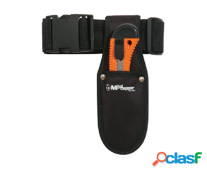 Portaherramientas Profesional 01 Bolsillo Nylon Negro