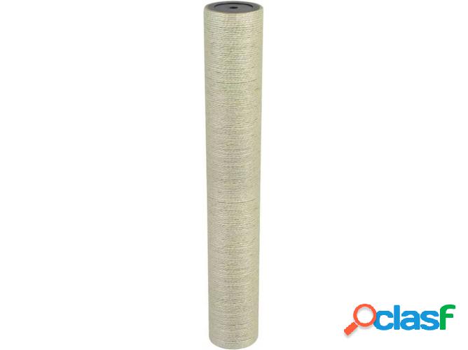 Puesto Rascador para Gatos VIDAXL Beige (8x55cmx8mm)