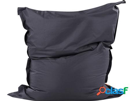 Puf Almofada (Negro - Nylon -140x180x20 cm)