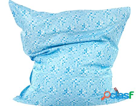 Puf Lunares (Azul - Nylon -140x180x20 cm)