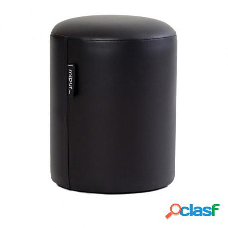 Puff Taburete 40x50 - Polipiel Negro