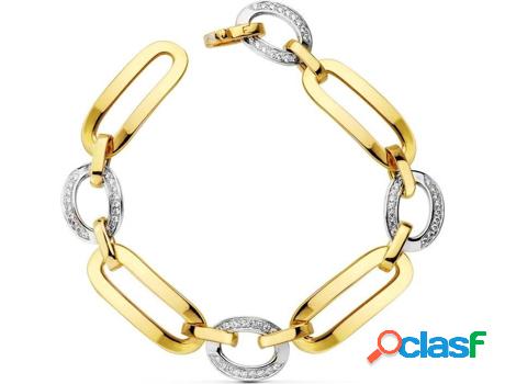Pulsera FALOMIR (Oro - Plateado y Dorado - 21.5 cm)