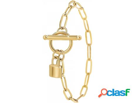 Pulsera SC_BOHEME (Acero - Dorado - 18cm)