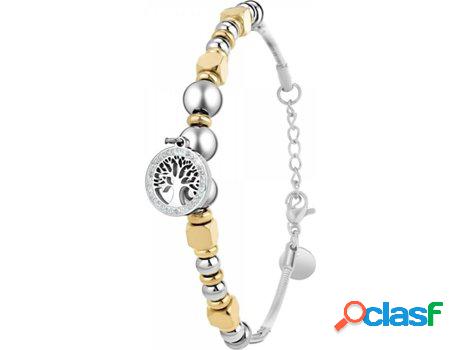 Pulsera SC_CRYSTAL Cristales (Acero - 17cm)
