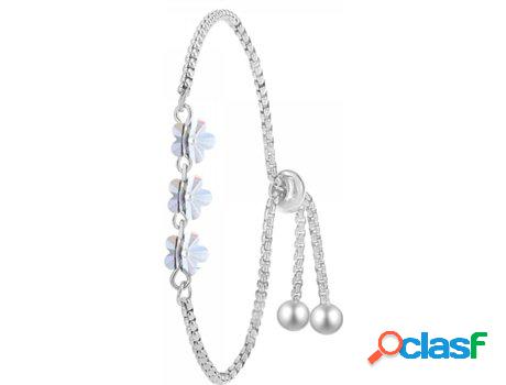 Pulsera SC_CRYSTAL Cristales (bañado a rodio - ajustable