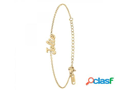 Pulsera SC_CRYSTAL Jolie (Acero - Dorado - 16cm)