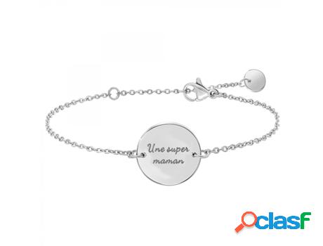 Pulsera SC_CRYSTAL Une super maman (Acero - 15cm)