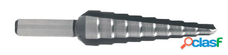 RUKO 101351 - Broca escalonada HSS - 3 canales de salida Ø