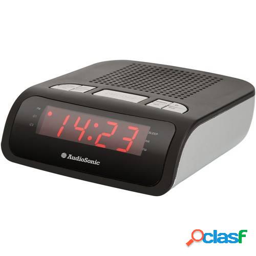 Radio Portatil Reloj Despertador Am/Fm Audiosonic