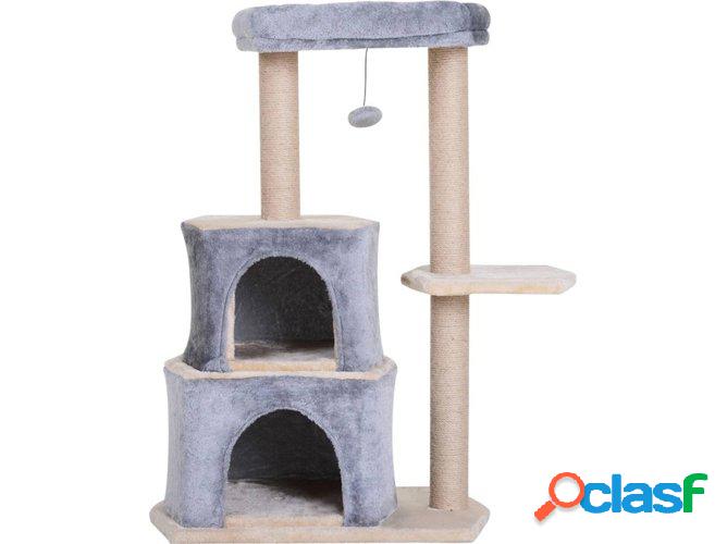 Rascador para Gatos PAWHUT Gris (60x40x92cm)