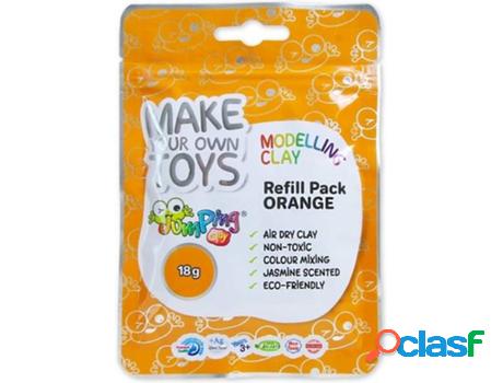 Recarga de Plastilina JUMPINGCLAY Naranja (18g)