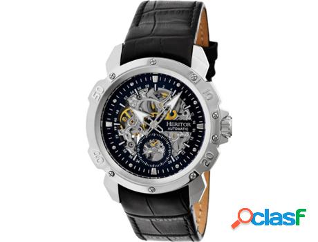 Reloj HERITOR AUTOMATIC Conrad Hombre (Piel - Negro)