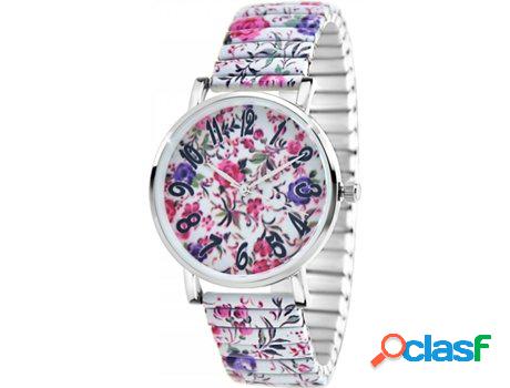 Reloj SC_CRYSTAL Asia (bañado a rodio - Blanco)