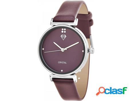 Reloj SC_CRYSTAL Cristales (bañado a rodio - Rojo)