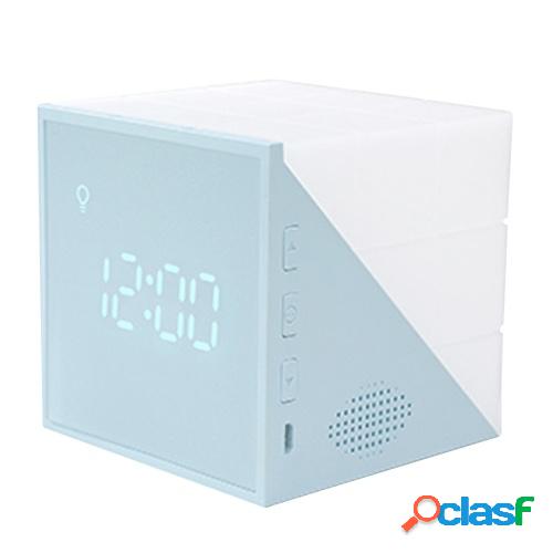 Reloj despertador Luz de noche LED Cubo mágico digital