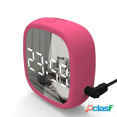 Reloj despertador de viaje Reloj digital LED Control de voz