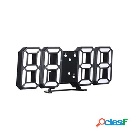 Reloj digital LED 3D Reloj de mesa electrónico Reloj