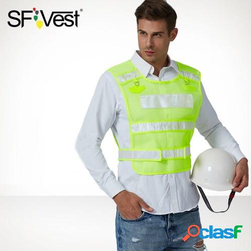 SFVest Alta visibilidad Chaleco reflectante de seguridad
