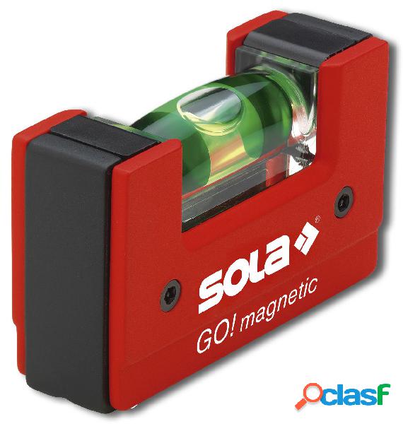SOLA GOMAGNETIC - Nivel de burbuja compacto GO! Magnetic