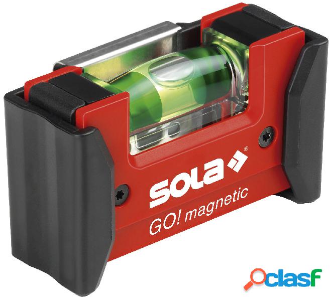 SOLA GOMAGNETICCLIP - Nivel de burbuja compacto GO! Magnetic