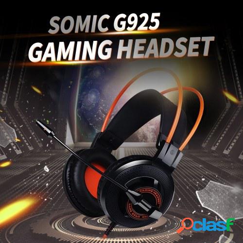 SOMIC G925 Auriculares para juegos con cable y montaje en la