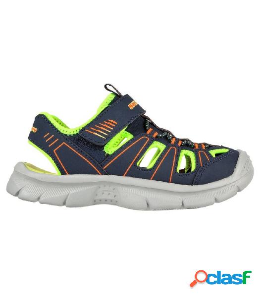 Sandalias Skechers Relix Valder Niños Navy Lime 28