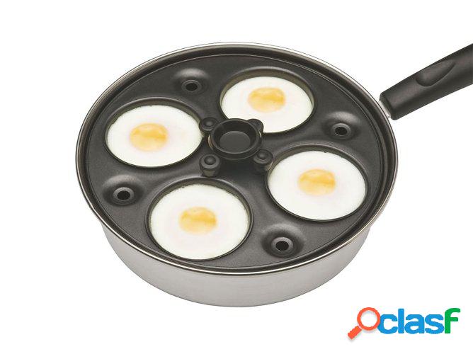 Sartén para 4 Huevos KITCHEN CRAFT Gris