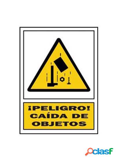 Señal de precaución de caida de objetos (catalan)